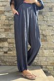 Cyril Crinkle Balloon Pant Navy